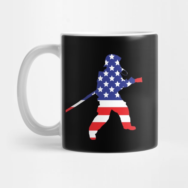 Firefighter Fire Rescue Patriotic Hero II by Rosemarie Guieb Designs